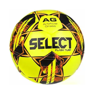 Select Fußball Flash Turf Kunstrasen V23 - Gelb/Orange, Größe Ball Sz. 4