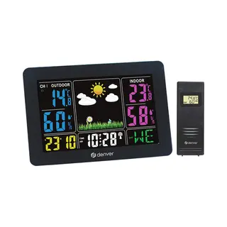 Denver Ws-540BLACK digitale weerstation Zwart Ac/Batterij