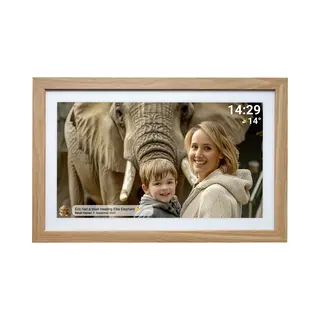 Denver Pff-2162LW digitale fotolijst Lichtbruin 54,6 cm (21.5") Touchscreen Wifi