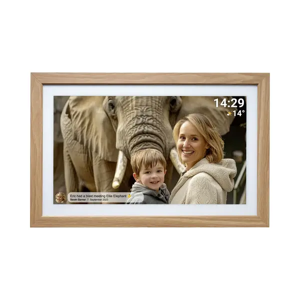 Denver Pff-2162LW digitale fotolijst Lichtbruin 54,6 cm (21.5") Touchscreen Wifi thumbnail