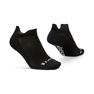 GripGrab - Classic No Show Zomer Fietssokken 1 Paar Enkelsokken Coolmax Sport Sokken - Zwart - Unisex - Maat Xs (35-38)