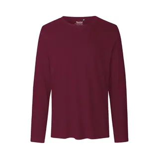 Neutral Men´s Long Sleeve T-Shirt NE61050 - Bordeaux - L