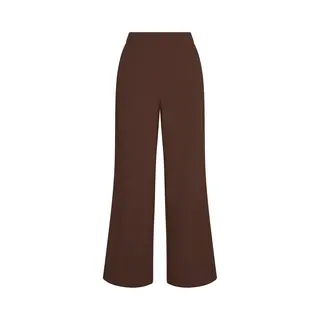 Msch Copenhagen Mschmacy Michelle Hw Wide Pants Long Broeken Dames - Bruin - Maat S