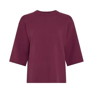 Msch Copenhagen Mschagatha East 3/4 Pullover Truien & Vesten Dames - Sweater - Hoodie - Vest- Bordeaux - Maat M/L