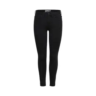 Only Onlkendell Mid waist Skinny Fit Ankle length Jeans Zwart