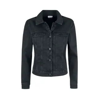 Noisy May Tussenjas 'Debra' Black Denim
