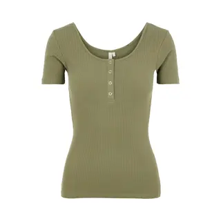 Pieces Shirt 'PCKitte' Olijfgroen