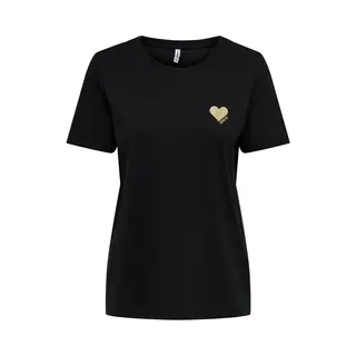 Only Shirt 'ONLKita' Goud / Zwart