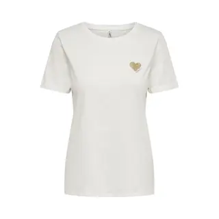 Only Shirt 'ONLKita' Goud / Wit