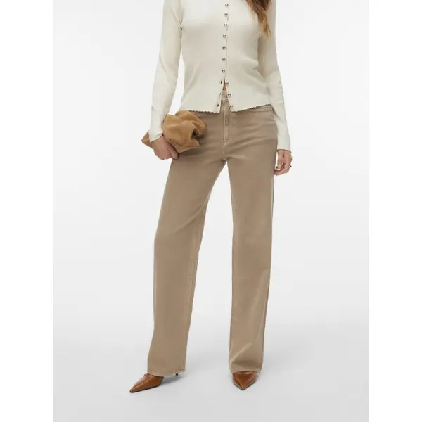 Vero Moda Jeans 'VMTessa' Donkerbeige thumbnail