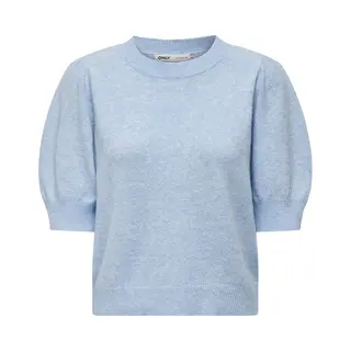 Only Onlrica Life 2/4 Knt Noos Gebreide Trui Met Lange Mouwen En Ronde Hals Voor Dames (1 Stuk), Little Boy Blue/Detail, W. Melange, Xs