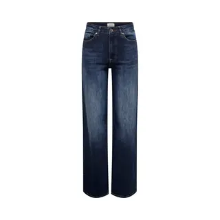 Only Onlmadison Blush Hw Wide Dnm Tai081 Noos Damesjeans, Donkerblauw Denim