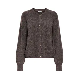 Jdy Gebreid Vest 'Jdylumi' Donkerbruin