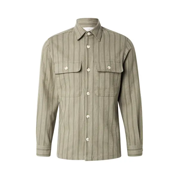 Jack & Jones Overhemd 'Jprccraymond' Beige / Olijfgroen thumbnail