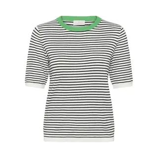Kaffe Trui 'KALizza' Groen / Zwart / Wit