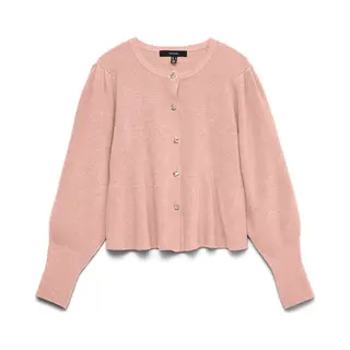Vero Moda Gebreid Vest 'VMLight' Oudroze