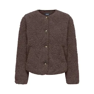 Only Vest Onlines Teddy Jacket Cc Otw 15373834 Chocolate Martini Dames Maat - M