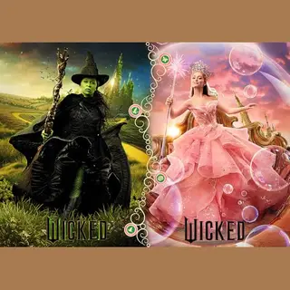Trefl Premium Plus Quality - Puzzel Wicked, Wicked, Elphaba & Glinda - 1000 Stukjes, Een Reeks Puzzels Met Favoriete Personages, Voor Volwassenen En