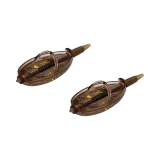 Mikado Method Feeder Douglas L – 40 g – Quick‑Change Voerkorf 2‑Stuks – Lange Worpen – Zwart