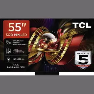Tcl 55C89L Fernseher 139,7 cm (55") 4K Ultra Hd Smart-Tv Schwarz 3000 cd/m²