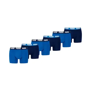 Puma Boxershorts Everyday Basic - 6 Pack - Blauw - Heren Ondergoed - Maat Xl