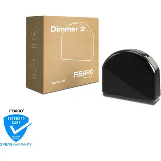 Fibaro Dimmer 2 Leistungsrelais Schwarz