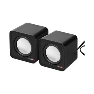 Audiocore AC870 B 2-weg Zwart, Grijs Bedraad 3 W