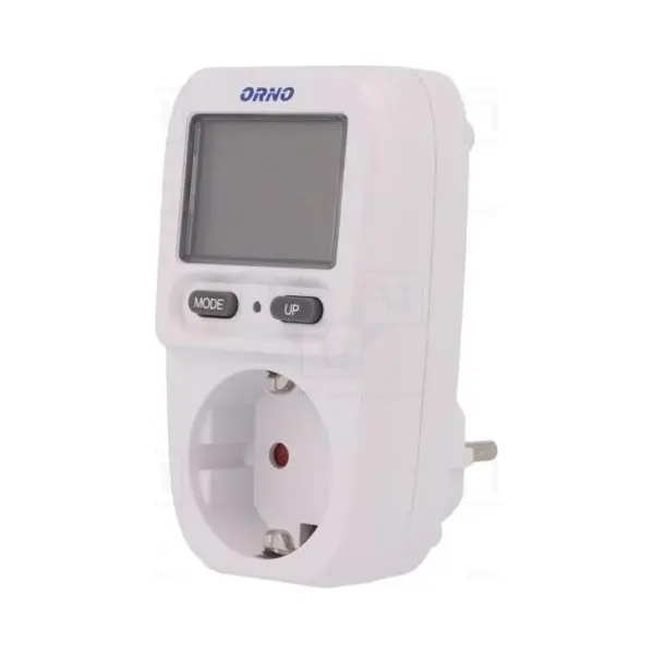 Orno Or-Wat-419(Gs) Wattmeter Weiß Eingebautes Display Lcd 200 - 276 W thumbnail