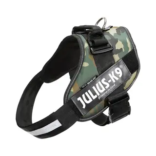 Julius-K9 Idc®-Powergeschirr, Camouflage - Größe L, Brustumfang 63 - 85 Cm