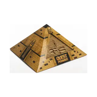 Esc Welt Quest Pyramid Puzzle Box - Escape Room In A Box - Brain Teaser Puzzles For Adults & Teenagers - Puzzle Boxes With Hidden Compartment - 3D