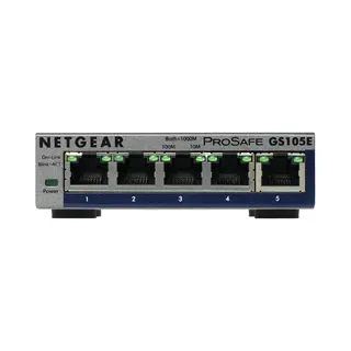 Netgear GS105E-200PES Netzwerk-Switch verwaltet L2/L3 Gigabit Ethernet (10/100/1000) Grau