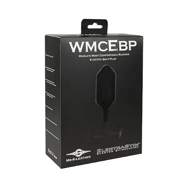 ElectraStim - Electrosex - Mr. S Leather Electro Buttplug - Zwart thumbnail