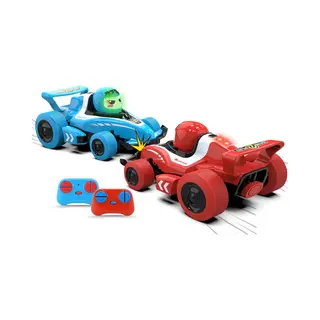 Gear2Play Rc Neon Bumper Cars Pro Duoset - Rc Formule 1 Battle Cars - Ga een botsduel aan!