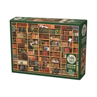 Cobble Hill The Cat Library | 1000 Piece