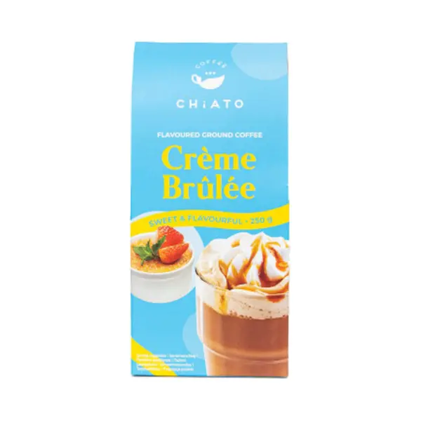 Gemahlener Kaffee Mit Crème-Brûlée Geschmack CHiATO Crème Brûlée, 250 G thumbnail