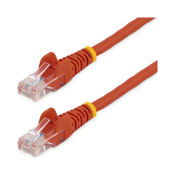 StarTech.com 0,5m Cat5e Ethernet Netzwerkkabel Snagless mit RJ45 - Rot thumbnail