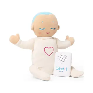 Lulla Doll – Doorslaappop Met Natuurlijke Hartslag & Ademhaling - Hartslag Knuffel - Slaaphulp - Werkt Tot 12 Uur - Vanaf 0 Maanden - Machinewasbaar