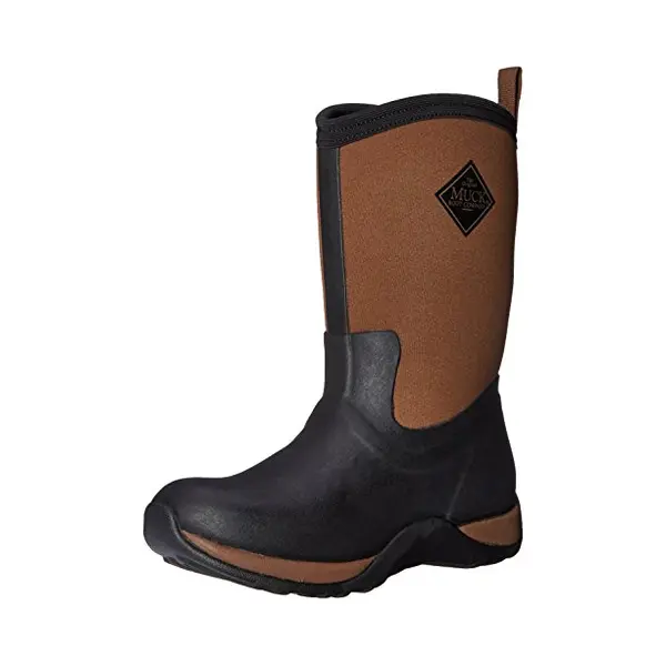 Muck Boots Arctic Weekend Print Damen Regenstiefel, Schwarzbraun, 35 Eu thumbnail