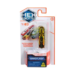 Spin Master Hex Bots Flash Nano Single, sensorisch speelgoed met trillingstechnologie, insectenspeelgoed en minirobotspeelgoed