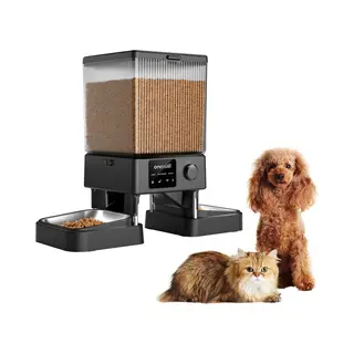 Oneisall Automatische Voerbak Pfd-002 - Automatische Voerbak - Voerautomaat Dispenser - Draadloos - Kat En Hond - Droogvoer - Nauwkeurige