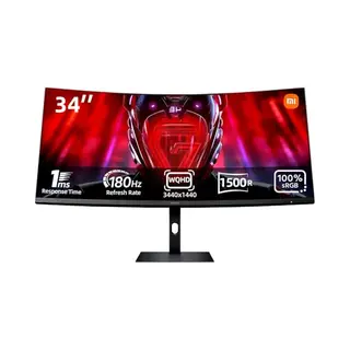 Xiaomi G34WQi Computerbildschirm 86,4 cm (34") 3440 x 1440 Pixel Wide Quad Hd Led Schwarz
