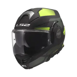 LS2, Modularer Motorradhelm Advant X Nova Black Yellow, Xl