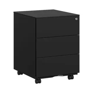 Songmics OFC63BK filing cabinet Steel Black