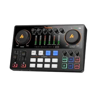 Maono AME2 GEN2 Sound Card (Usb), Geluidskaart, Zwart
