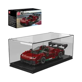 Mould King Mouldking 27087 - F296 GT3 - Bouwset - Past Op De Bekende Blokjes - Inclusief Gratis Vitrine Box