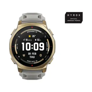 Amazfit T-rex 3 Pro 3,35 cm (1.32") Amoled 44 mm Digital 466 x 466 Pixel Touchscreen Gold Wlan Gps