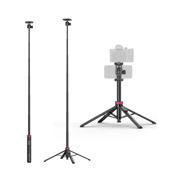 Ulanzi Mt 44 B 2 In 1 Selfie Stick Tripod (Bluetooth), Selfie Stick, Schwarz thumbnail