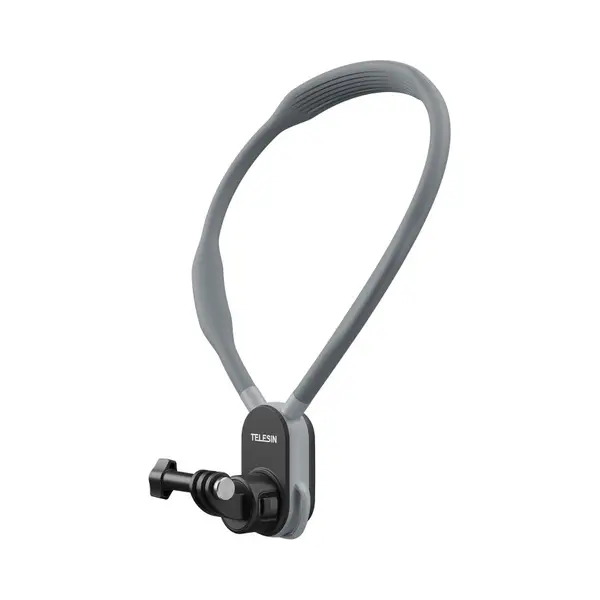 Telesin Neck Mount Quick Release Voor GoPro/actioncam - Magnetische Sluiting - Pov Houder - Abs & Siliconen - Zwart thumbnail