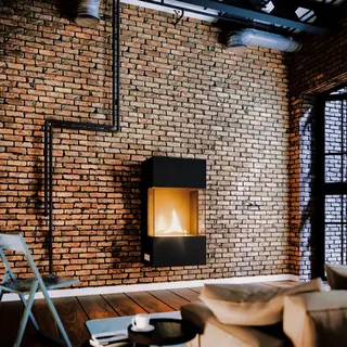 Tenderflame Haard - Indie Wall 180 Steel