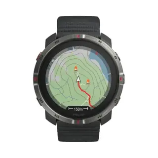Polar Grit X2 3,25 cm (1.28") Amoled 44.7 mm Digital 416 x 416 Pixel Touchscreen Schwarz Gps